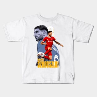 The Red Anfield Dream: Dominik Szoboszlai Kids T-Shirt